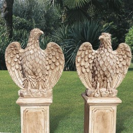 Coppia aquile vittoriane