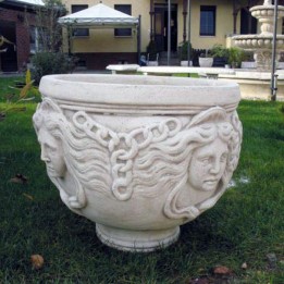 große Vase des Modells "Maschera".
