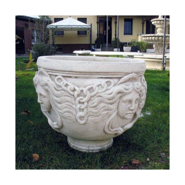 große Vase des Modells "Maschera".