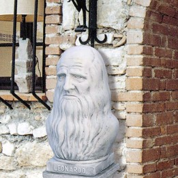 Busto Leonardo da Vinci