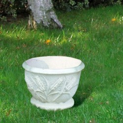 Vaso da giardino Spiga (Piccolo) in graniglia di marmo di carrara 