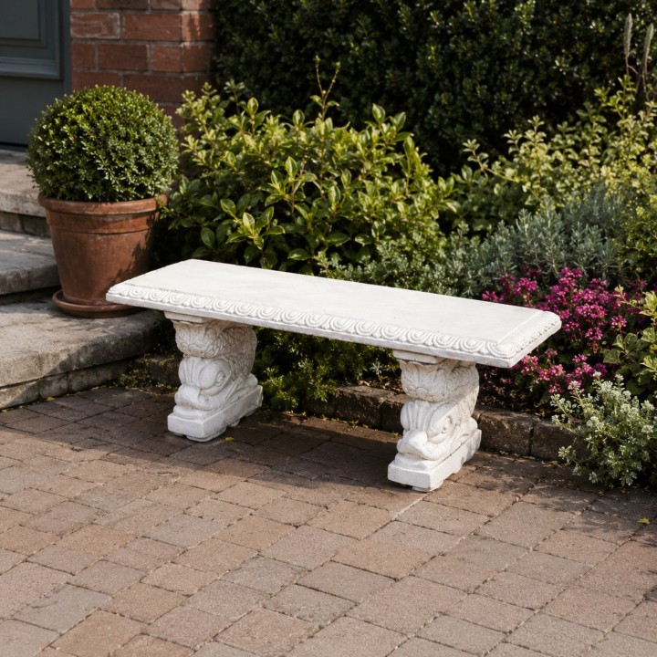 Bench rectangular dragon