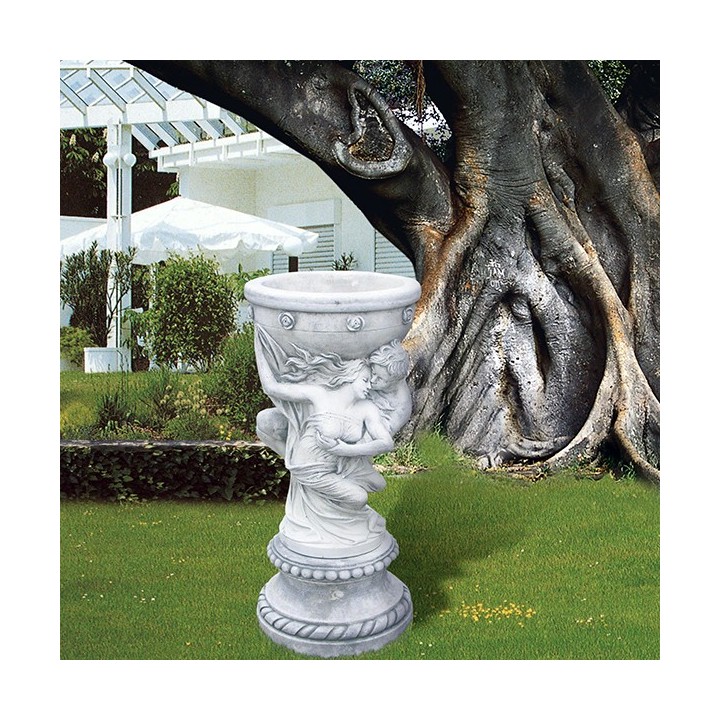 Cupid and Psyche model flowerpot