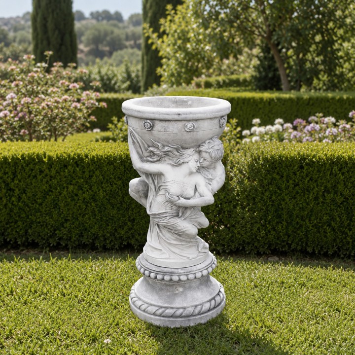 Cupid and Psyche model flowerpot