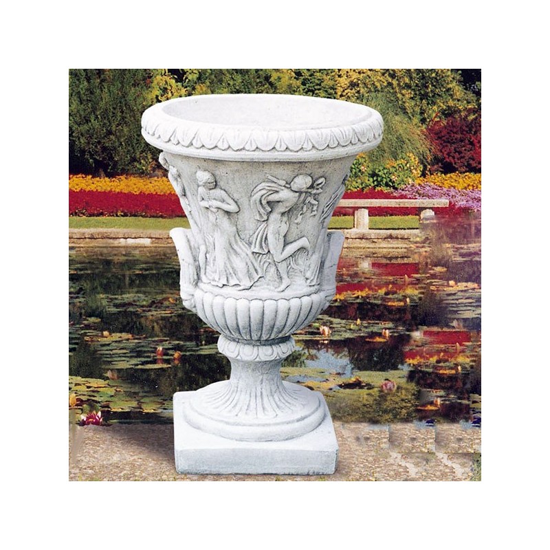 Vaso Romano (Grande)- arredo da giardino in pietra ricomposta
