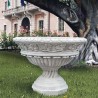 Ciotola Assisi-arredo da giardino in graniglia di marmo di carrara