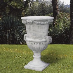 Vaso Italia- arredo da giardino in graniglia di marmo di carrara