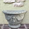 Mezzo Vaso Ortensia (Grande)-arredo da giardino in graniglia di marmo di carrara