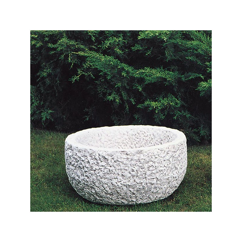 Vaso salarno- arredo da giardino in graniglia di marmo di carrara