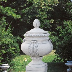 Anfora Villa Borghese-arredo da giardino in pietra ricomposta