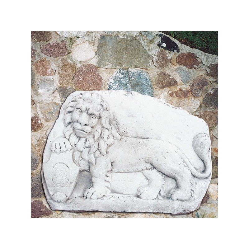 Leone di S. Marco - arredo da giardino in pietra ricomposta 100% Made in Italy