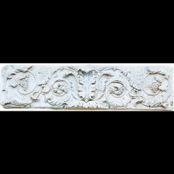 Bassorilievo floreale - arredo da giardino bassorilievo in graniglia di marmo di Carrara