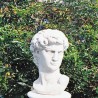Busto David - arredo da giardino in graniglia di marmo di Carrara