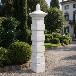 Pilastro Liscio e Martellinato