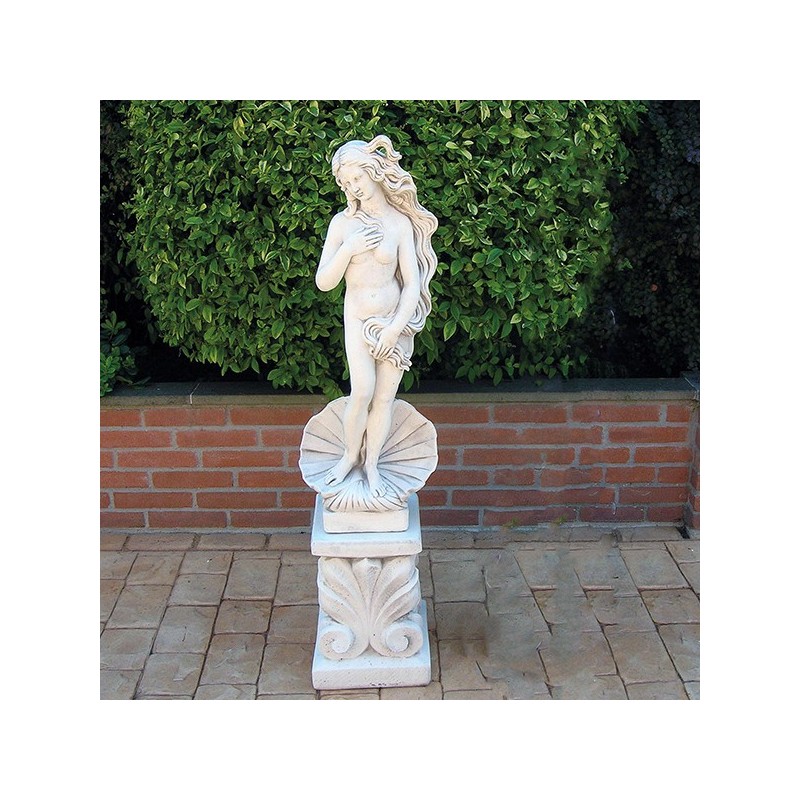 Venere che sorge - statua da giardino in graniglia di marmo di Carrara