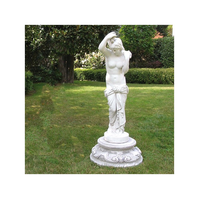 Tacita - statue da giardino in graniglia di marmo di Carrara