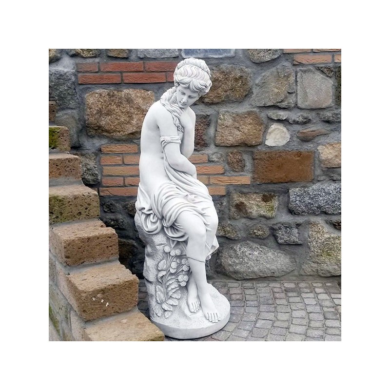 Eirene (la pace) - statue da giardino in graniglia di marmo di Carrara