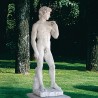 David di Michelangelo - statua da giardino in graniglia di marmo di Carrara