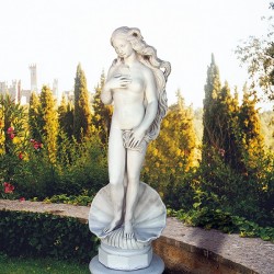 Venere nascente - statua da giardino in graniglia di marmo di Carrara