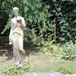 Ebe - statua da giardino in graniglia di marmo