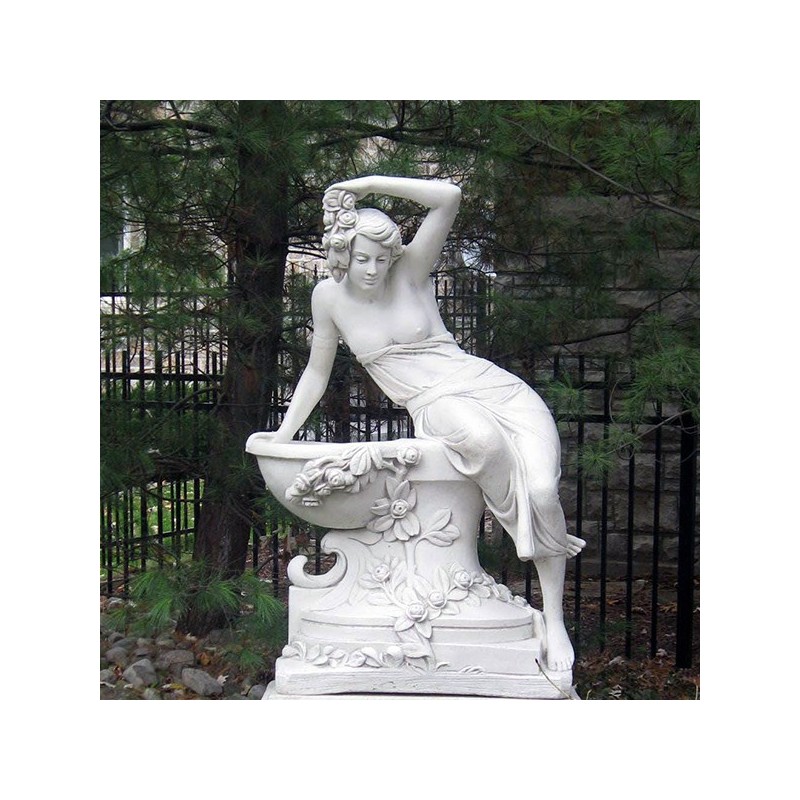 Venere sognante - statua da giardino in graniglia di marmo di Carrara