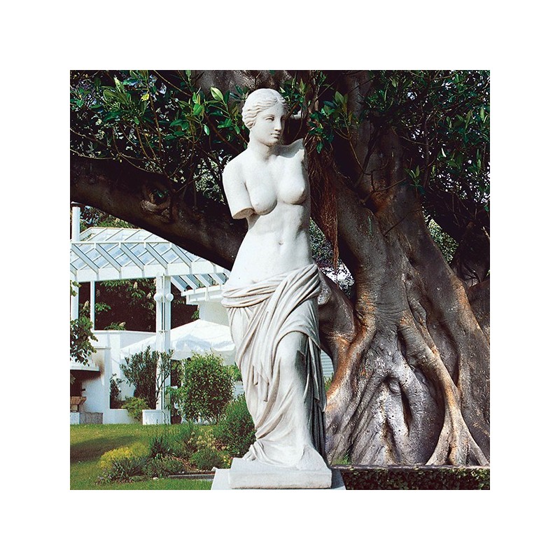 Venere di Milo - arredo da giardino in graniglia di marmo di Carrara