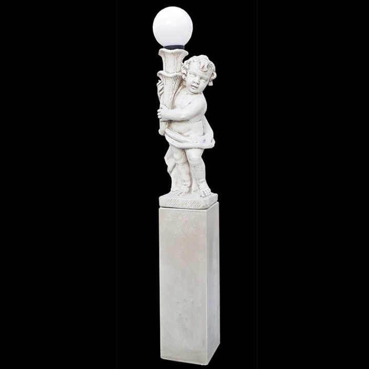Mida Lamp Holder in Marble Grit | Italpark