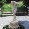 Atlante - statue da giardino in pietra ricomposta 100% Made in Italy