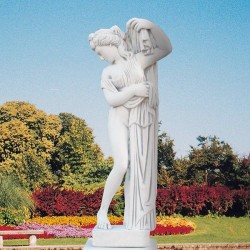 Venere Callipigia - statue da giardino in graniglia di marmo di Carrara