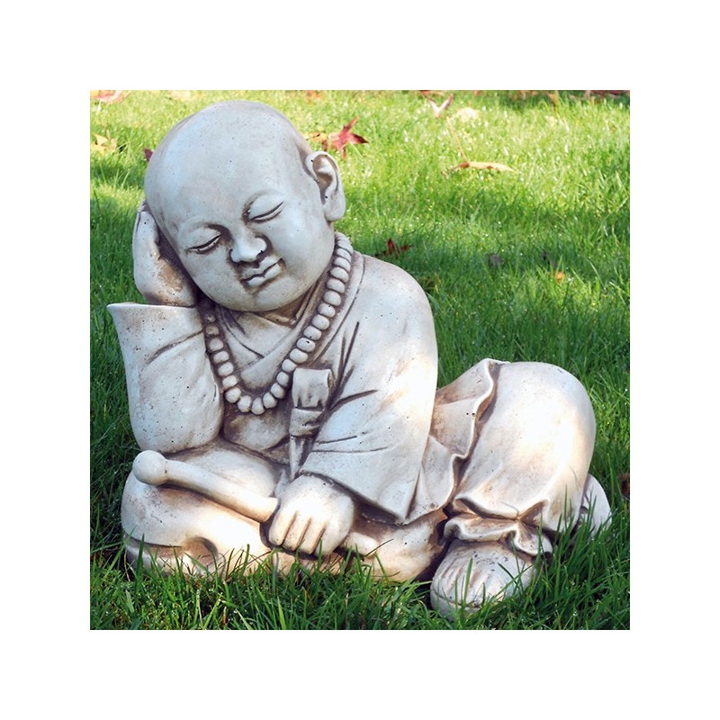 Buddha (5)- statue da giardino in graniglia di marmo di carrara