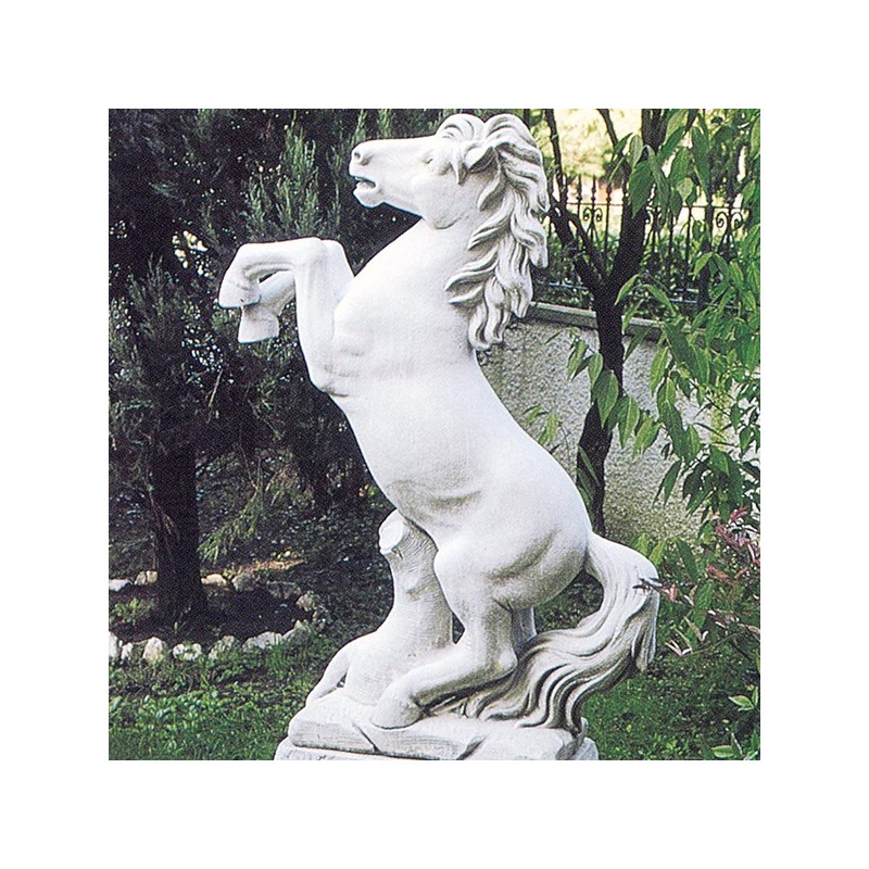 Airone (piccolo) - statue da giardino in graniglia di marmo di Carrara