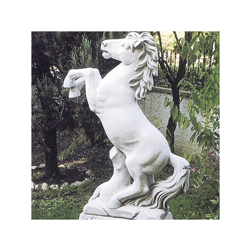 Airone (medio) - statue da giardino in graniglia di marmo di Carrara