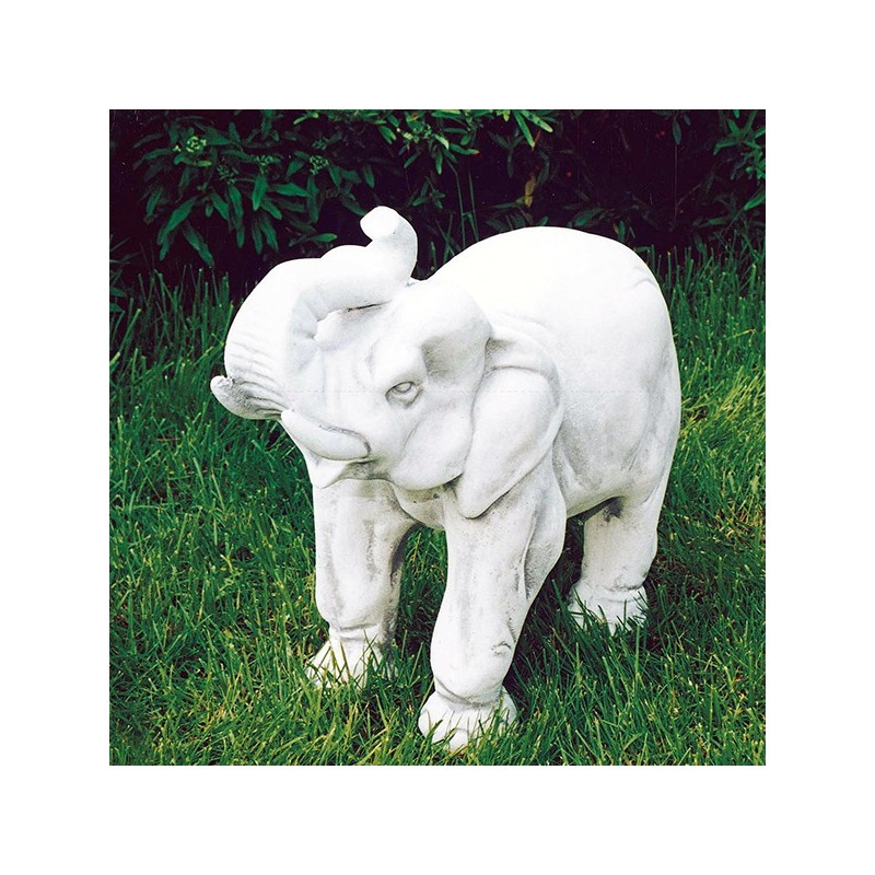 Elefante - statue da giardino animali in pietra ricomposta