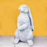 Coniglietto - statua da giardino in graniglia di marmo di Carrara