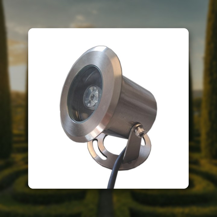 FARETTO LED RGB MULTICOLOR (1 LAMPADINA 3 WATT)