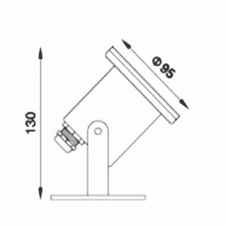 FARETTO LED RGB MULTICOLOR (3 LAMPADINE 3 WATT)