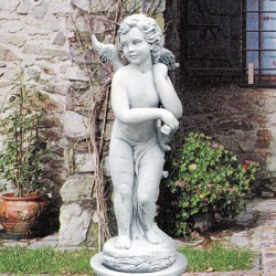 Cupido - soggetti sacri arredo da giardino in graniglia di marmo di Carrara