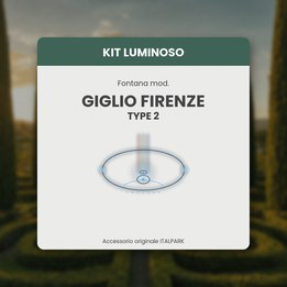 Kit Luminoso Fontana mod. Giglio Firenze TYPE 2