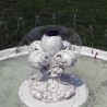 Fontana Camogli fontana da giardino funzionante in cemento bianco