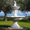 Fontana Agrigento fontana da giardino funzionante in graniglia di marmo di Carrara
