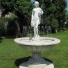 Fontana Livigno, fontane da giardino funzionanti in graniglia di marmo di Carrara.