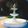 Fontana Ginevra - fontane da giardino funzionanti in graniglia di marmo di Carrara