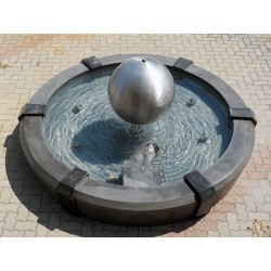 Fontana Viareggio - fontana funzionante in pietra ricomposta 100% Made in Italy