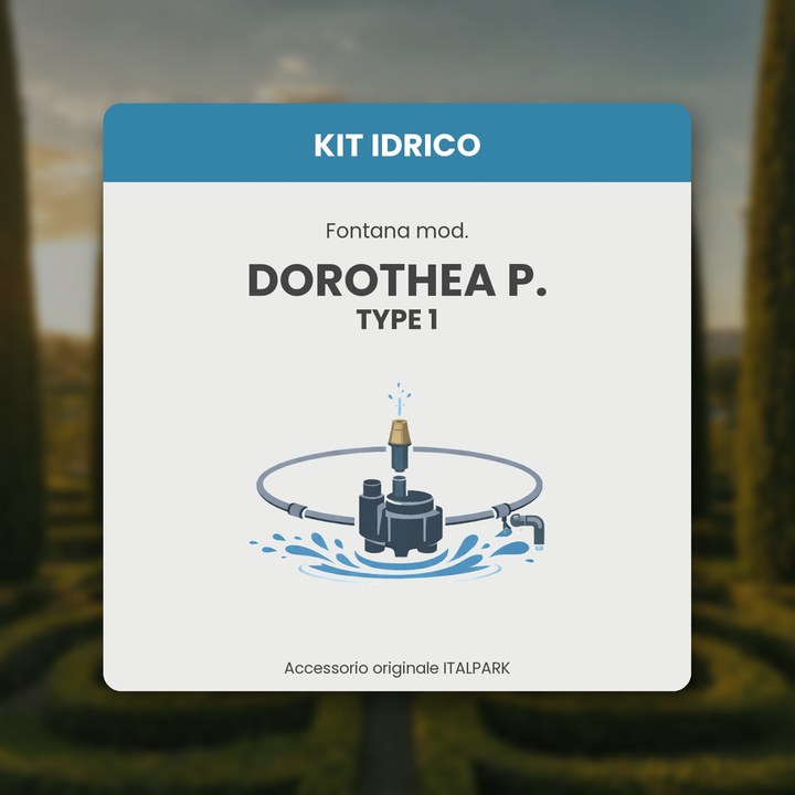 Water Kit Fountain mod. Dorothea P. TYPE 1