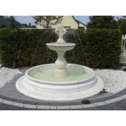Fontana Viareggio - fontane da giardino funzionanti in graniglia di marmo di Carrara