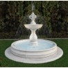 Fontana Viareggio - fontane da giardino funzionanti in graniglia di marmo di Carrara