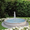 Fontana Viareggio - fontana funzionante arredo da giardino in graniglia di marmo di Carrara