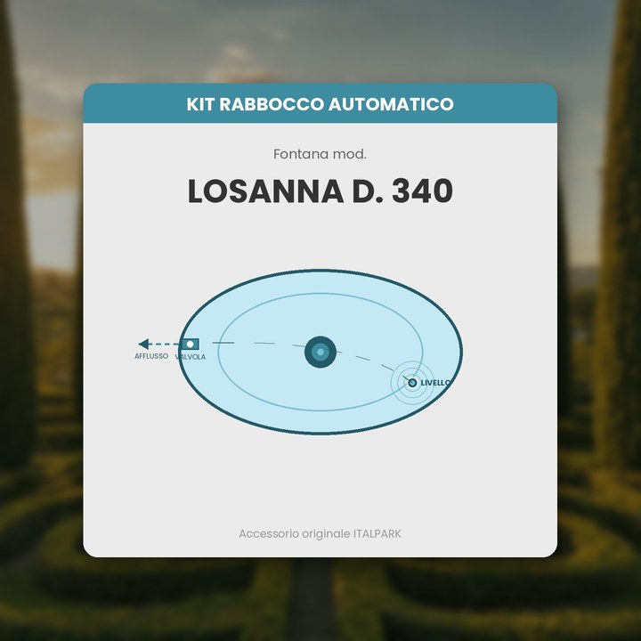 Kit Rabbocco Automatico Fontana mod. Losanna D. 340 -