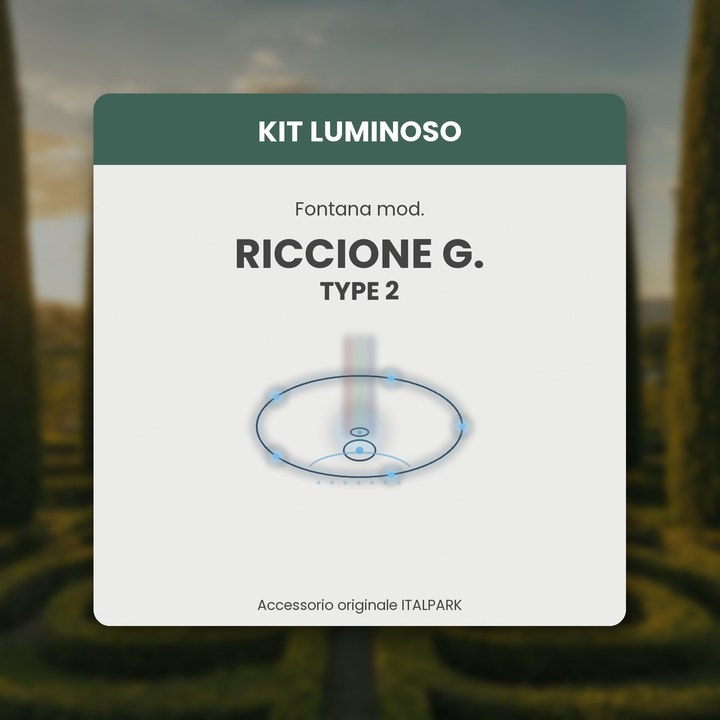 Lichtkit Brunnen mod. Fo. Riccione G.-D. 340 - TYPE 2