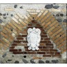 Stemma con Giglio - arredo da giardino in graniglia di marmo di  Carrara 100% Made in Italy